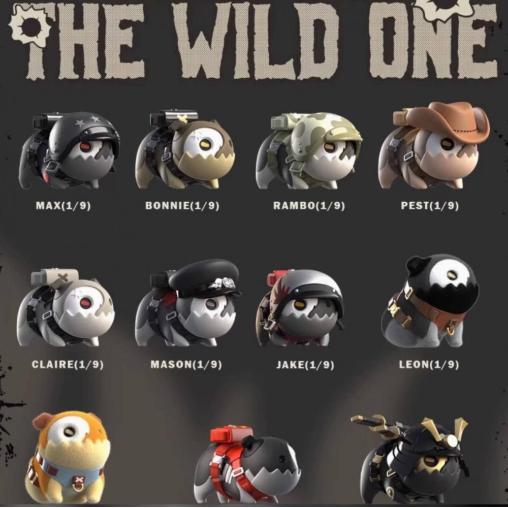 

Null Mr.bOne Blind Box The Wild One Dogs 1Box 9pcs