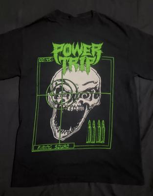 Power Trip Music Concert Black T-Shirt Cotton S-234XL Unisex T-Shirt