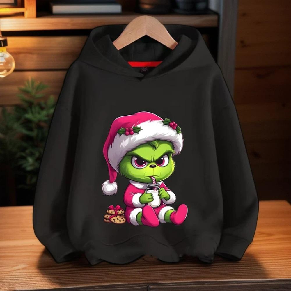 

Рождественский зеленый монстр мужская и женская толстовка с принтом модная с длинным рукавом детские толстовки XXL