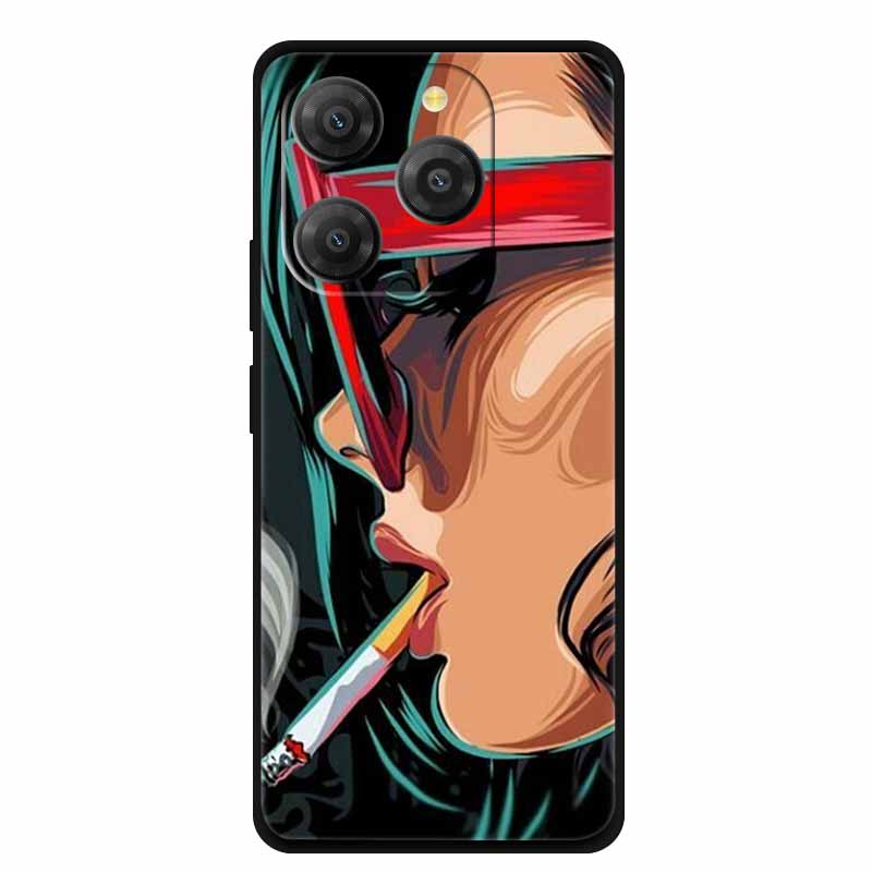 For Blackview Shark 9 Case Black Silicone Cover for Blackview Shark9 Protective Shell Coque for Black View Shark 9 5G TPU Cases