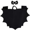 Halloween bat cape suit kids party show cosplay batman black cape costume