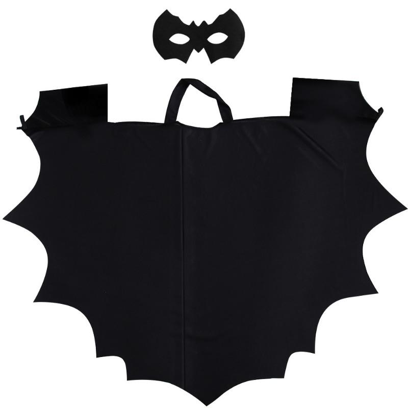 Halloween bat cape suit kids party show cosplay batman black cape costume