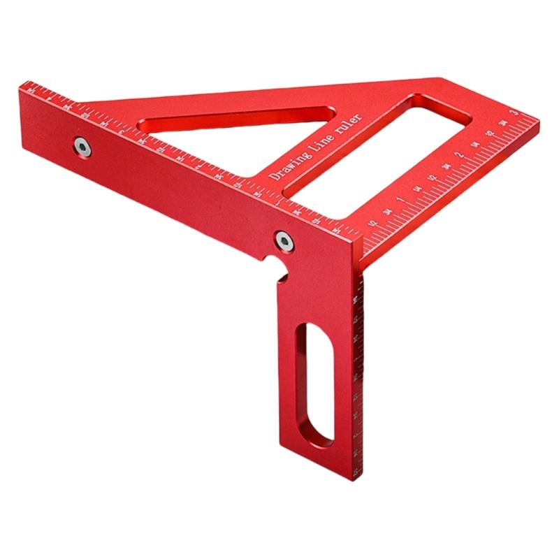 Multipurpose Triangular Measuring Instrument 45 90 Degree for Exact Line Angles Marking in Engineering & Craftsmanships