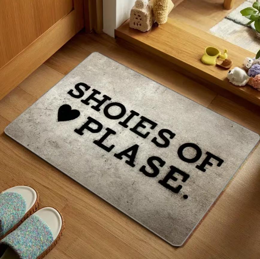 Welcome Mat Funny "Get Naked" Quote Area Rug Non Slip Washable Floor Carpet for Living Room Bedroom Bathroom Home Decoration