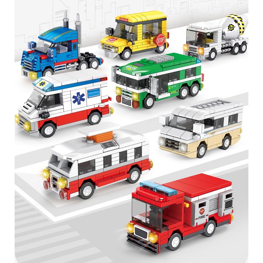 Brand New Compatible Building Blocks For Lego City Vehicles Perfect For Boys' Gift