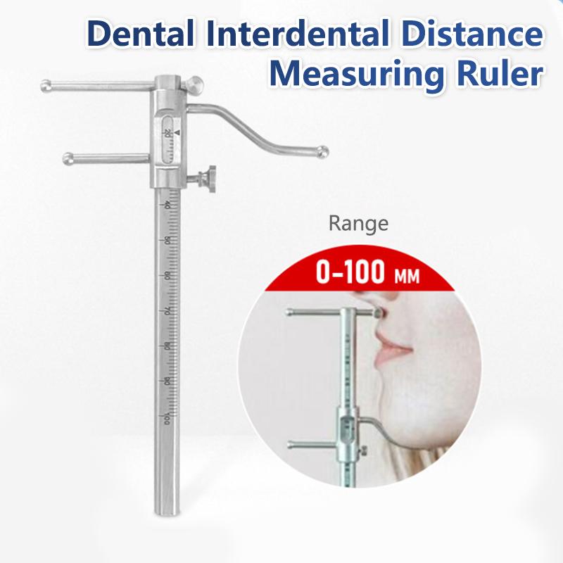 Stainless Steel Dental Measurement Caliper For Chin Implant Precise Ruler High Quality 0-100Mm Sliding Measuring Ruler