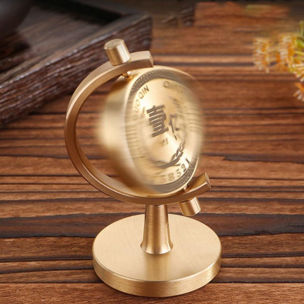 

Removable Small Goal Rotating Ornament Rotatable Good Luck Turn Crafts Car Crafts S