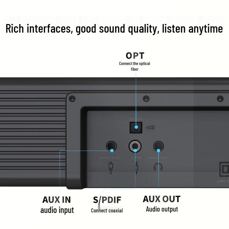 Newmine G-507 Soundbar with Dual Microphones