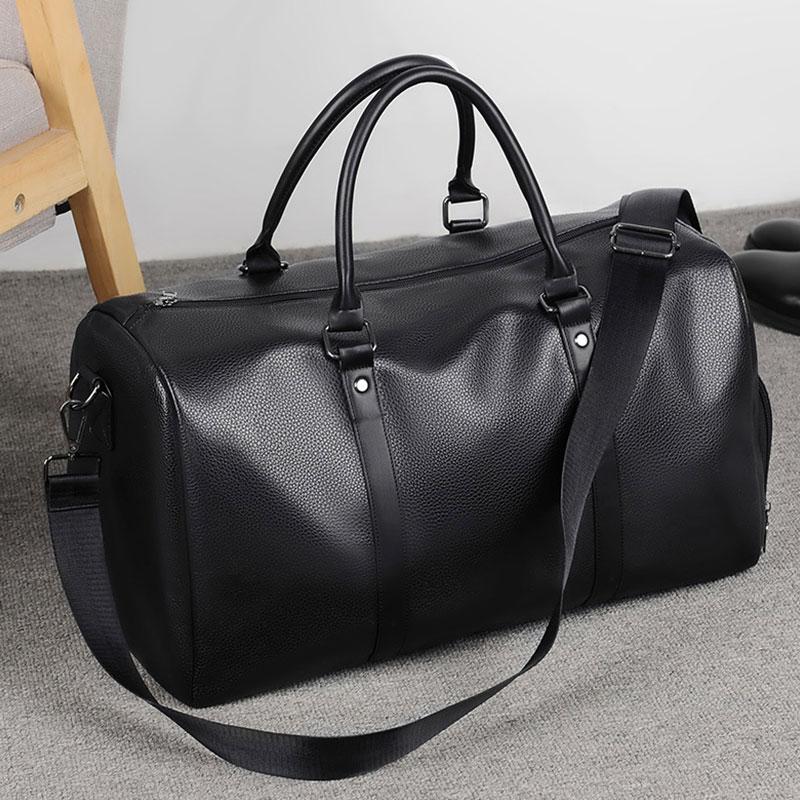 Large Capacity Men's Trip Bag Waterproof Man Travel Shoulder Bag Multi-functional Dry/Wet Separation Crossbody Bags
