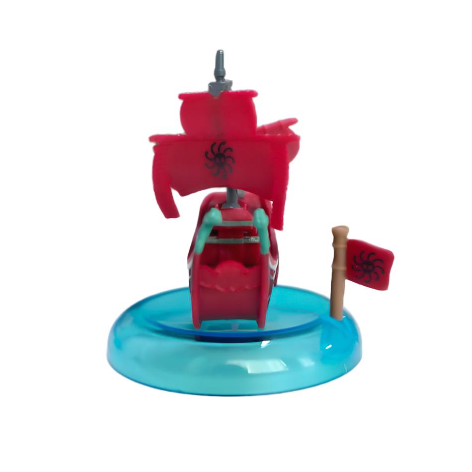 One Piece blind box 1-8pcs Anime Ship Figure Luffy Model Toy kawayi Mini Boat Pirate Ship Navy Going Merry Boat  Assembled Model