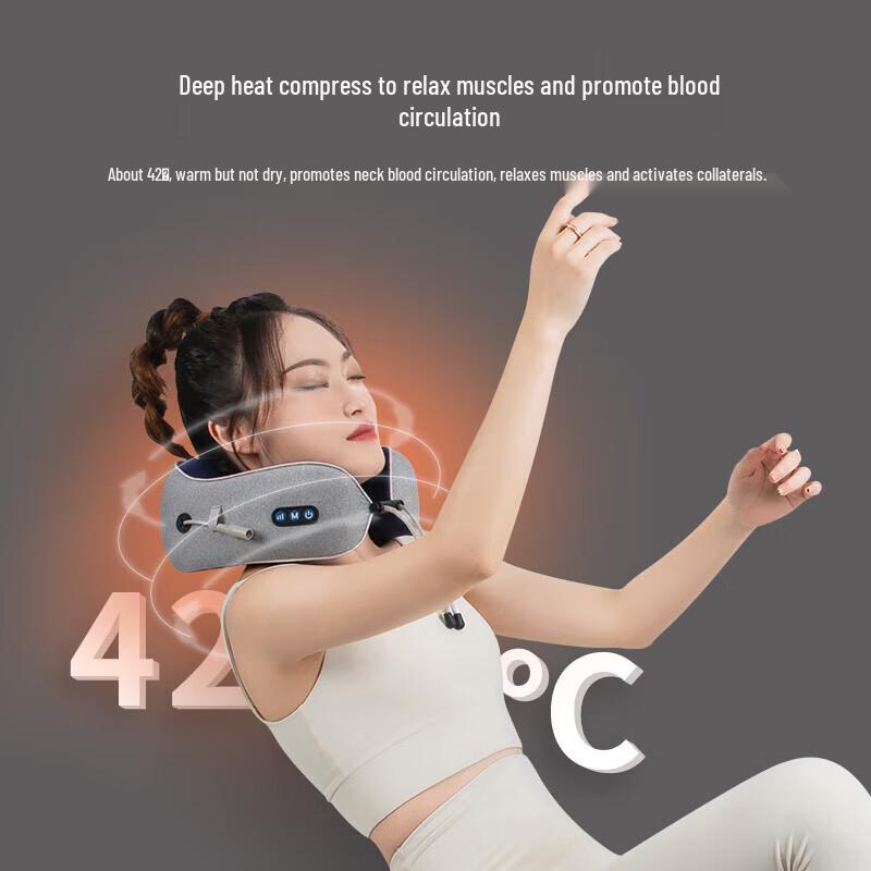 JAGO Electric U-shaped Neck Massager Pillow CN plug (adapter included)