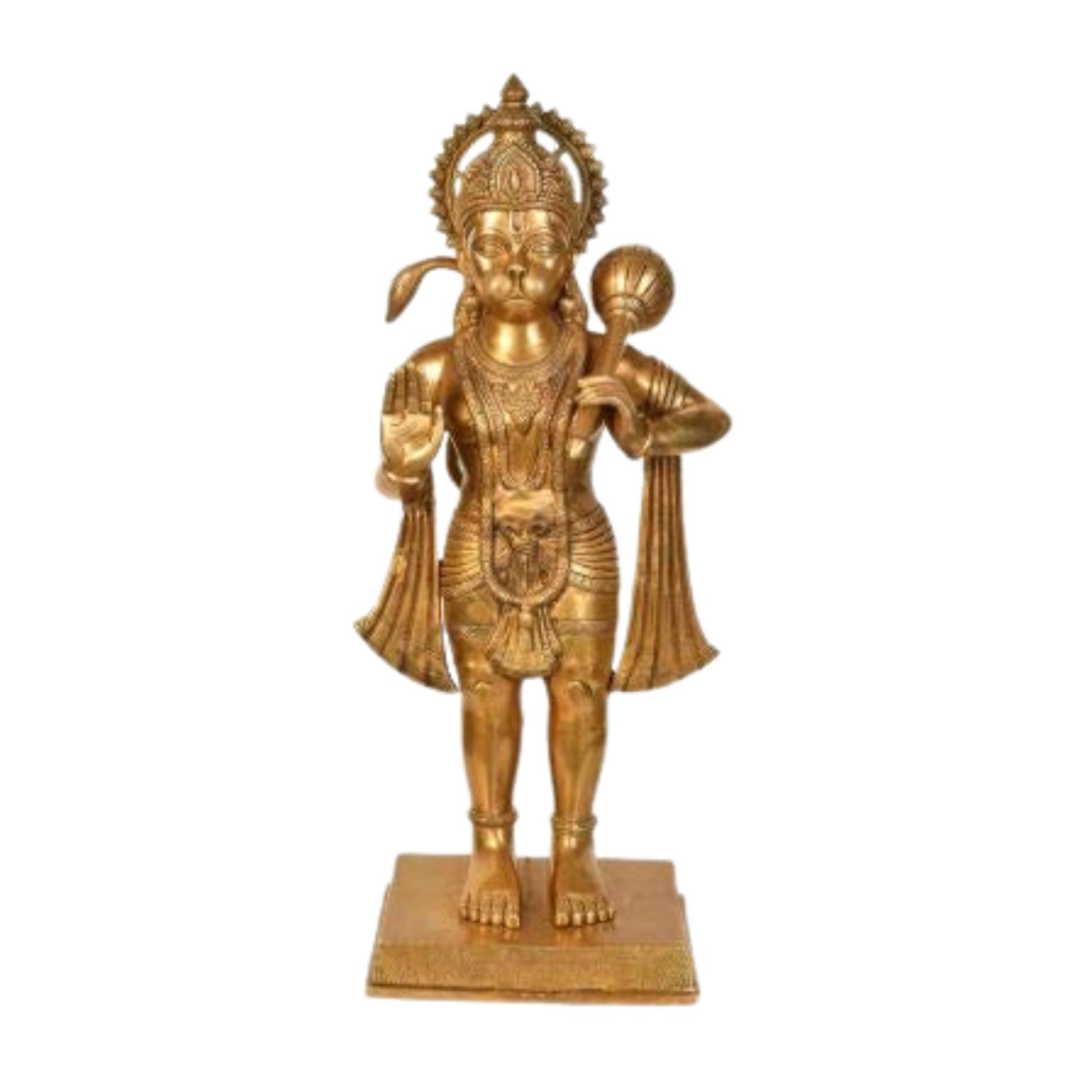 Ashtadhatu 8 Metals Made Shri Hanuman Idol In Standing Position, Balaji - 6 Cm