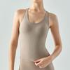 Foreign Trade Yoga Clothes Vest with Chest Pad Sexy H-Shaped Beauty Back Silm Slim Look Running Fitness Outdoor Sports Tops