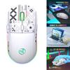 Bluetooth-compatible 2.4G- Wireless Mouse  Light For Computer Laptop Pad Tablet Optical Mice-Rechargeable TypeC Mute-