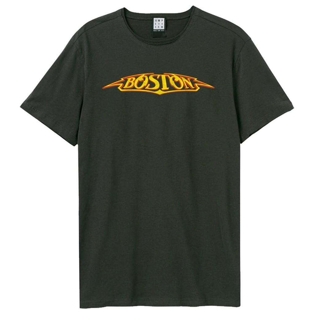 Amplified Unisex Adult More Than A Feeling Boston Logo T-Shirt