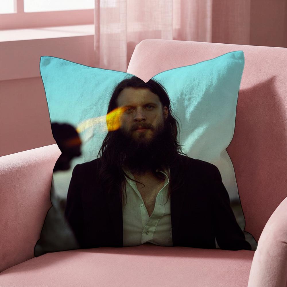 Father J-John Misty Cushion Cover Multi-Scene Pillow Cover for Home & Car - Reversible, Soft & Durable for Daily Use