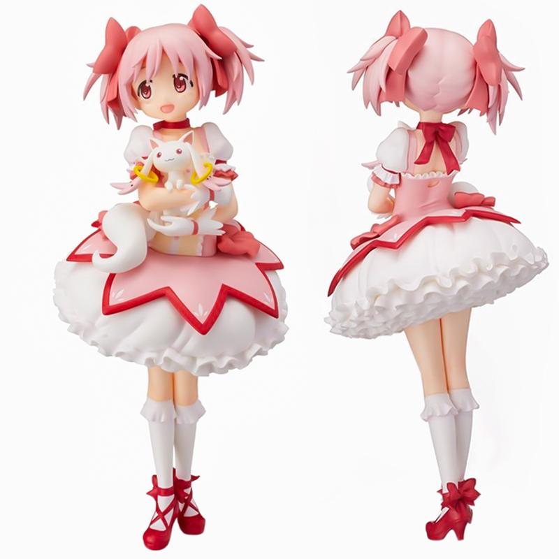 Anime Magikano 18cm Puella Magi Madoka Magica Figurka Model PVC Lalka Dekoracja Biurka Figurka Akcji Zabawki Kolekcjonerskie Prezenty dla Dzieci