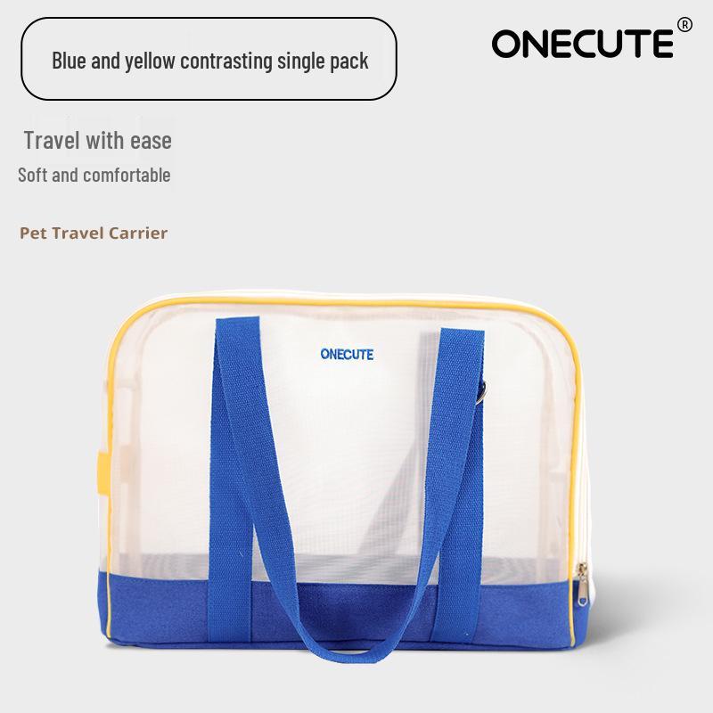 Trasportino Portatile per Animali ONECUTE: Traspirante, Morbido e Confortevole per Cani e Gatti – Borsa a Mano e a Spalla per Viaggi all'Aperto