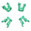 30 Pcs Car Green Plastic Fastener Transmission Tubing Clamp Clip