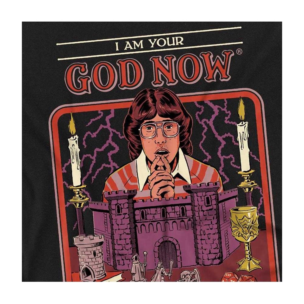 Steven Rhodes Unisex Adult I Am Your God Now Long-Sleeved T-Shirt