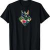 Rhombus Crown Shape with African Pattern, Black History T-Shirt