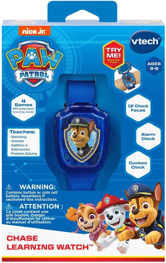 PAW Patrol Toy Watch Multi-Function Chase Blue Learning Watch PAW Patrol [Item]