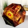 1pc Lord of the Rings Two Towers Automatic Folding Umbrella - Compact 8-Rib Design, Durable Plastic & Iron1418L