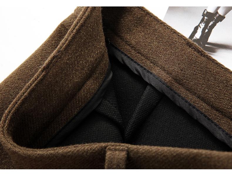 Luxurious Woolen A-Line High-Waisted Skirt - Women's Autumn/Winter 2025 Collection