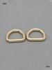 Gold Light D-Ring Buckle for Bags and Backpacks - DIY Leather Hardware Accessories