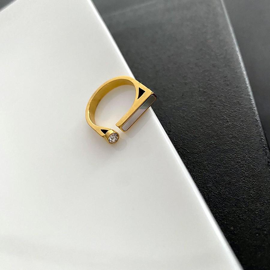 Inel Exquis Coreean cu Diamante, Trendy pentru Femei, pentru Degetul Arătător - Stil Versatil de Designer