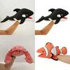 New Ocean Animal Plush Puppet Toy For Toddlers Interactive Shark And Turtle Hand Puppets Perfect Gift For Children Characters)