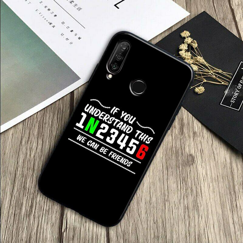 1N23456 Motorcycle For Huawei Nova 11 Pro 12i 3i 7i 8i 9 10 SE Y60 Y61 Y70 Y72 Y73 Y90 Y91 P20 P30 P40 Lite Case