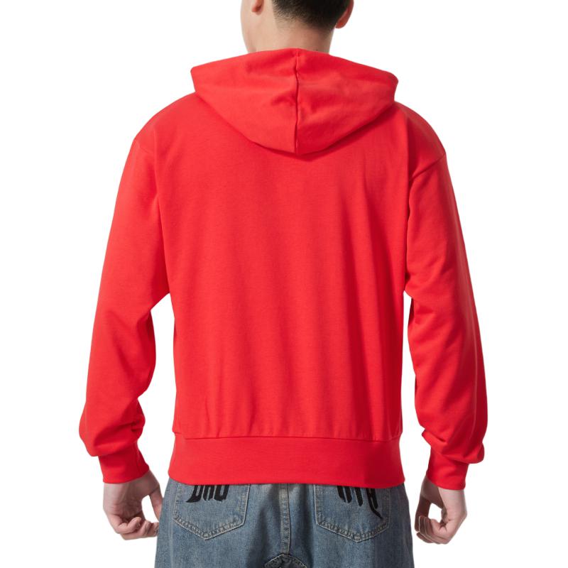 adidas Sweatshirts Men's Red Hooded Moderate JE3840