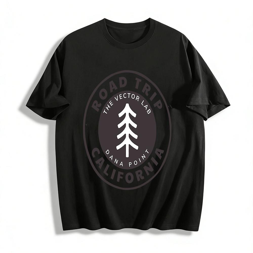 Road Trip Dana Point California Graphic Casual Tee Pure cotton T-shirt XXS