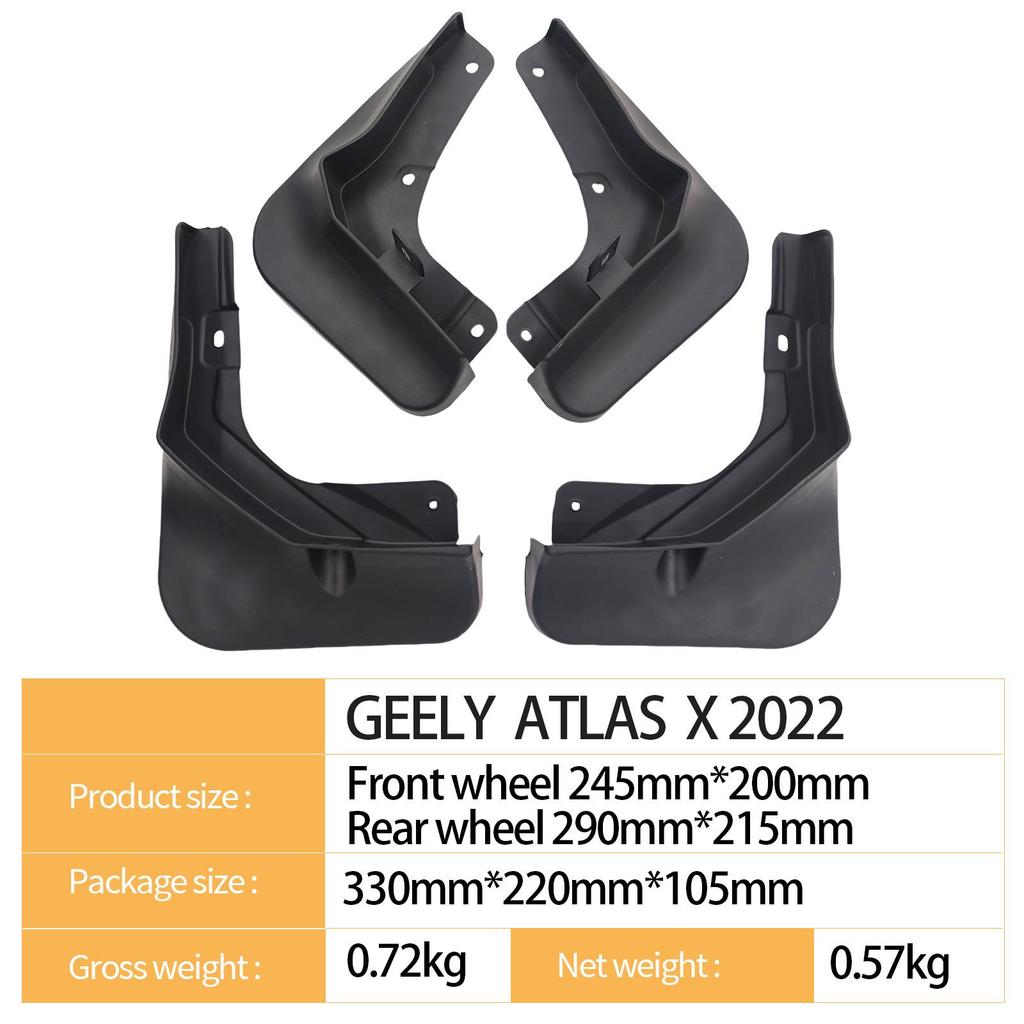 Geely Boyue Atlas X 2022 Car Tire Mudguard