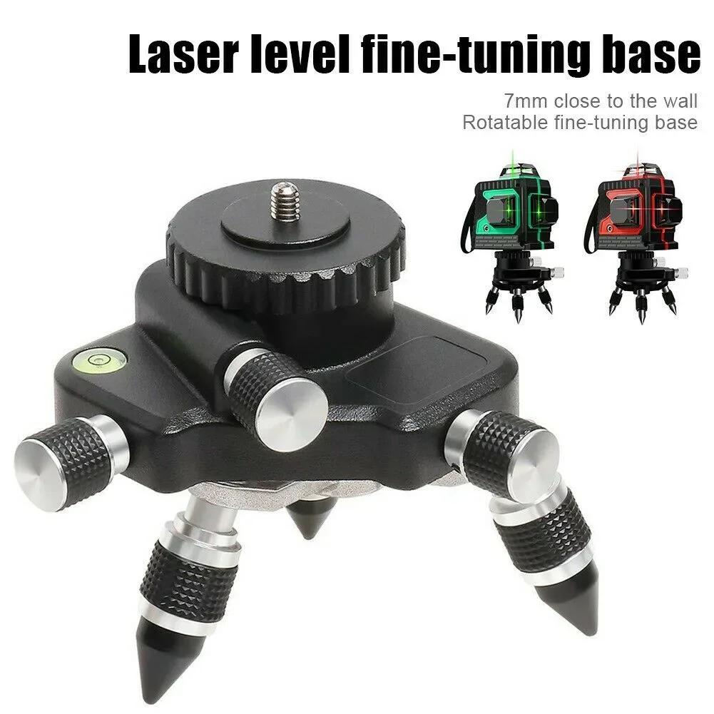 Aluminum Alloy Laser Level Tripod Bracket Degree Rotating Fine-tuning For Moving Base Tripode Para Nivel Laser