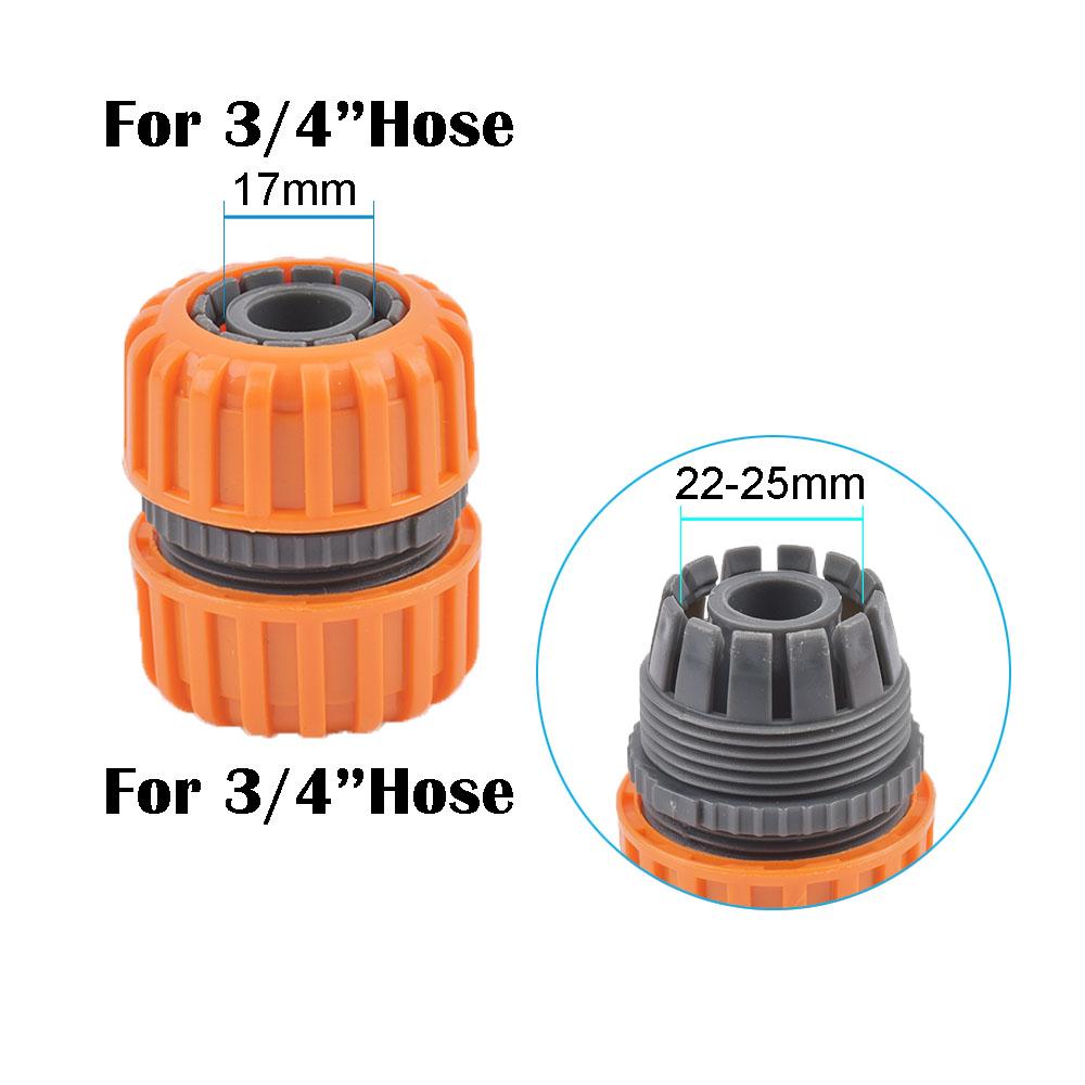 Garden Hose Quick Connector 1/2 3/4 1 Inch Pipe Coupler Stop Water Connector 32/20/16mm Repair Joint Irrigation System