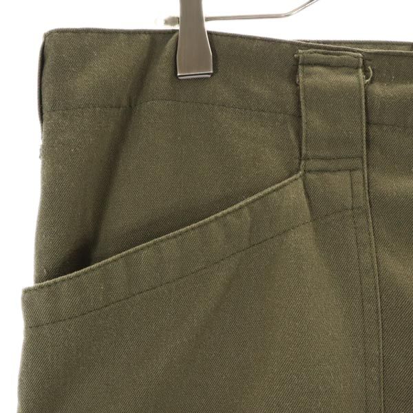 Austrian Army 80s Military Cargo Pants Khaki Button Fly Men's Used