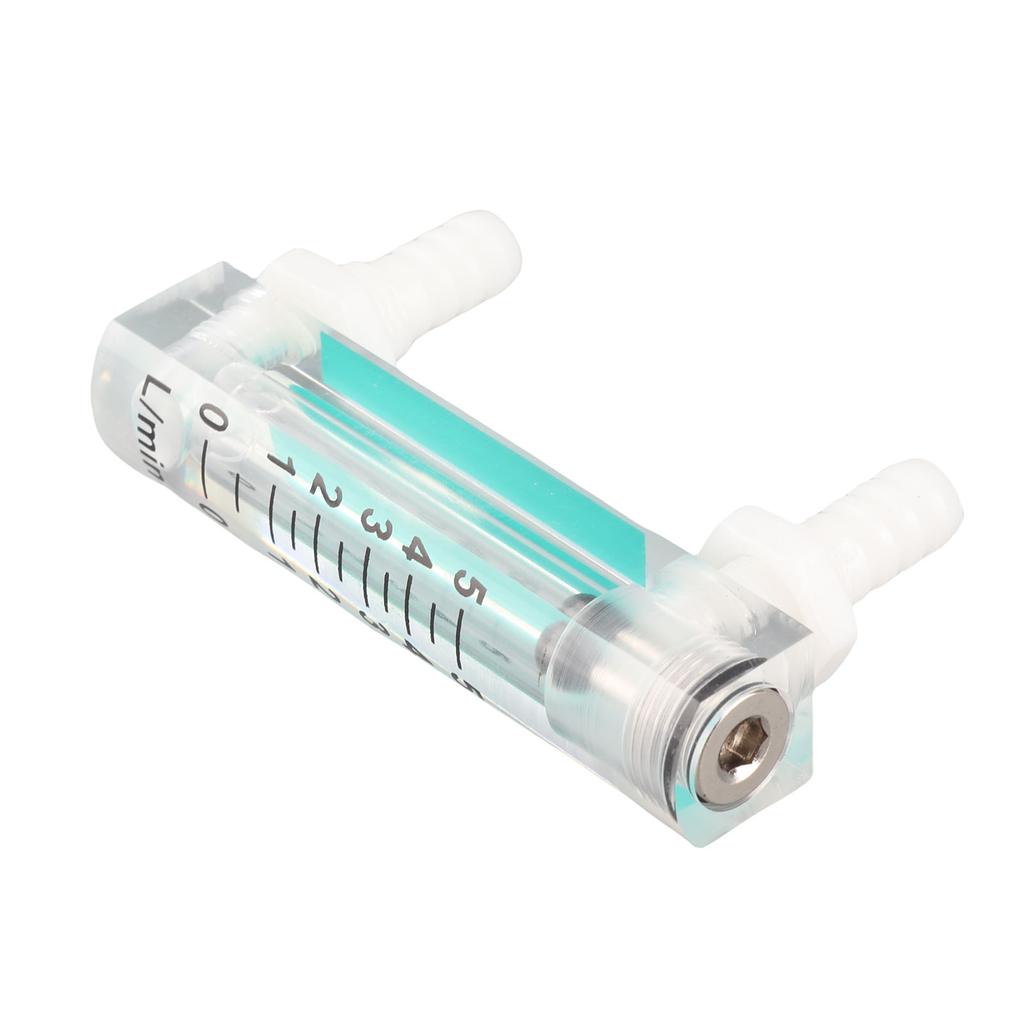 Gas   Rate Meter Fantastic Accuracy Acrylic Black  t for Gas Measurement 1-5lpm Suitable for Various Gases