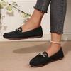 New Large-sized Women's Shoes with A Round Toe, Shallow Opening, Low Heel and Flat Flat Casual Single Shoe