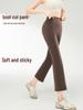 High-Waisted Micro-Flare Yoga Pants for Women, Summer Outerwear, Slimming Fit, Straight-Leg, Ideal for Short Stature, Fitness Wear