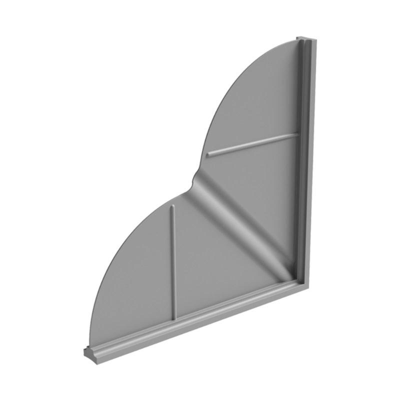 Bathtubs Corner Splashes Board Waterproof Shower Water Barrier Stopper Dry and Wet Separation for Bathroom