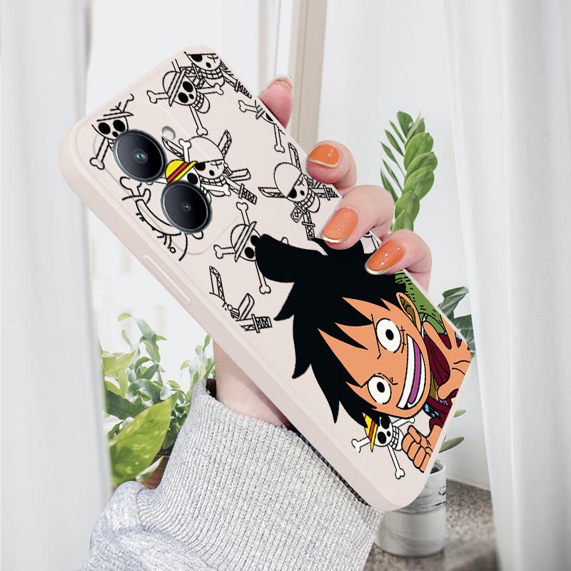 

Интересный чехол для телефона Luffy для iPhone 15, 14, 13, 12, 11, Samsung Galaxy S23 S22 A52 A52S, мягкие квадратные жидкие силиконовые чехлы с полной защитой iPhone 15 Pro белый