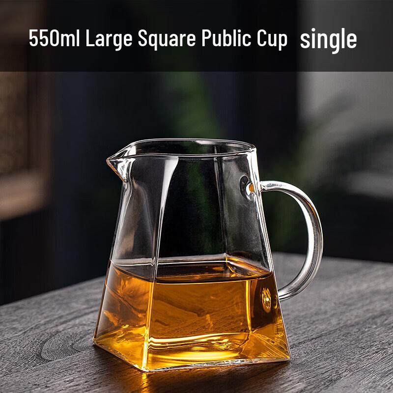 Qiwei Heat-Resistant Borosilicate Glass Fair Cup
