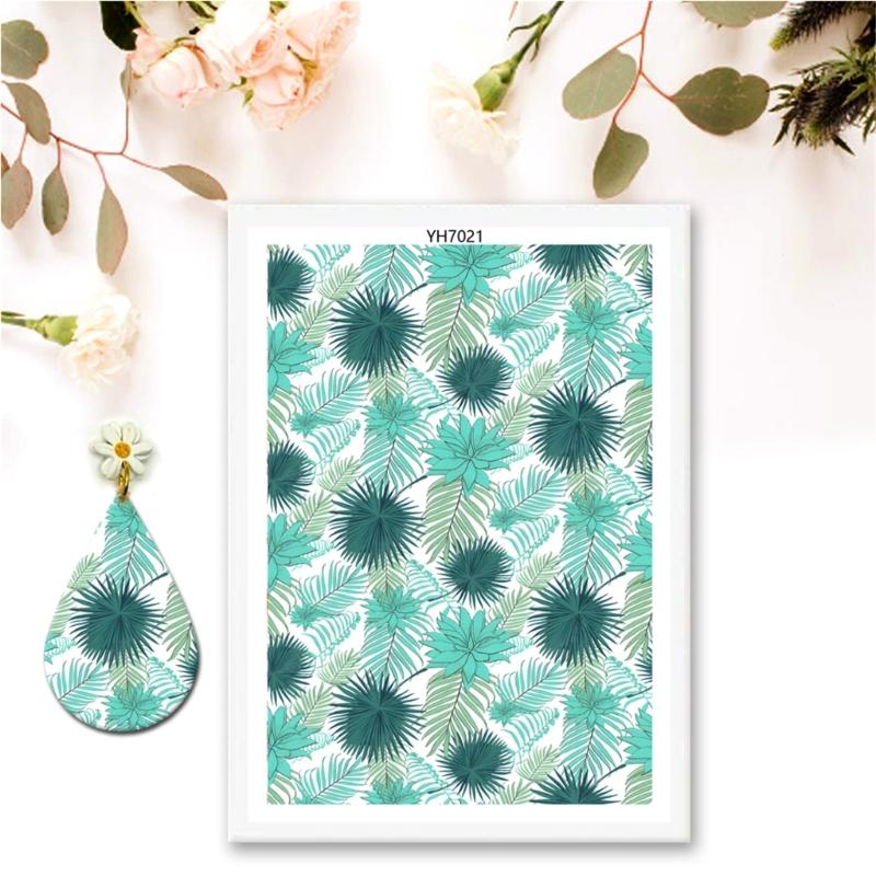 Clay Transfer Paper Water Soluble Clay Transfer Paper for Clay Earrings Making