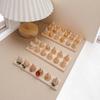 Modern Finger Rings Holder Decorative Ring Storage Rack Wood Cone Ring Display Stand  Girls Women