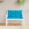 Vidaxl Garden Bench Cushions, 2 Pcs, Blue, Oxford Fabric