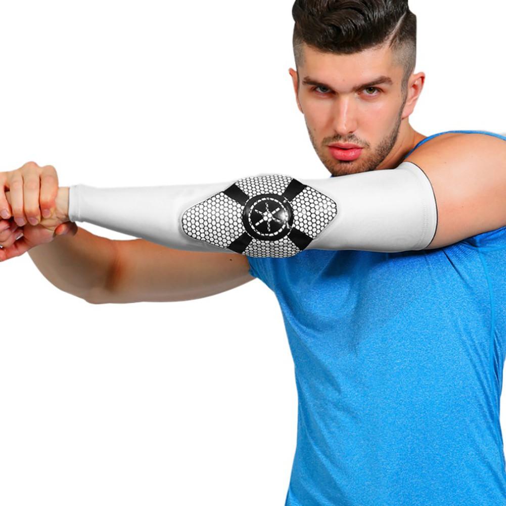 Buy Basketball Men Elbow Support Sleeve Arm Warmer Breathable Arm