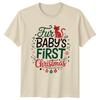 Fur Babys First Christmas Cat Holidays Christmas Unisex Unisexs TShirt Unisexs Tee