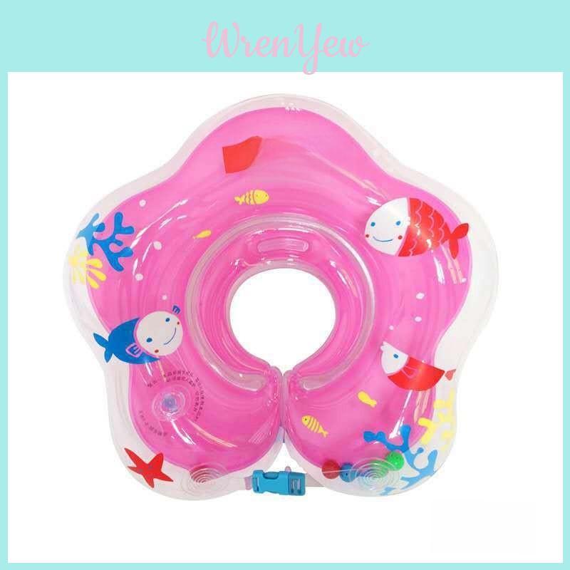 Baby Inflatable Adjustable Neck Ring For Children Swimming And Water Play With Ecofriendly Pvc
